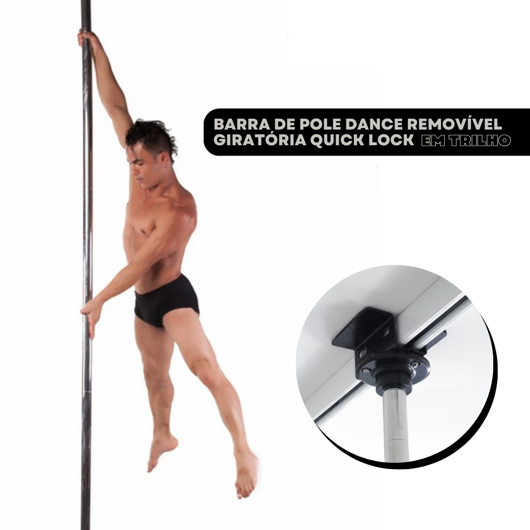 Barra de Pole Dance Dourada Giratória Desmontável Importada - Venus - Barra  de Musculação - Magazine Luiza
