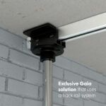 QUICK LOCK POLE CEILING MOUNT TRACK RAIL SYSTEM QUICK LOCK POLE CEILING MOUNT TRACK RAIL SYSTEM