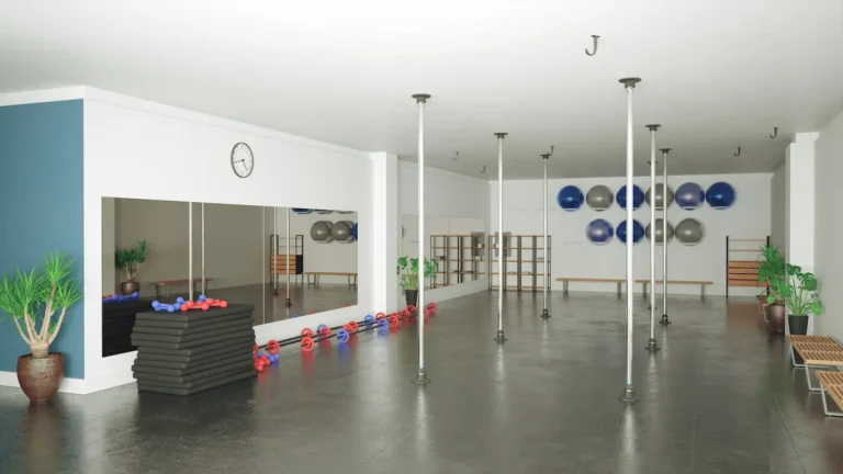 Quick lock pole wall mount